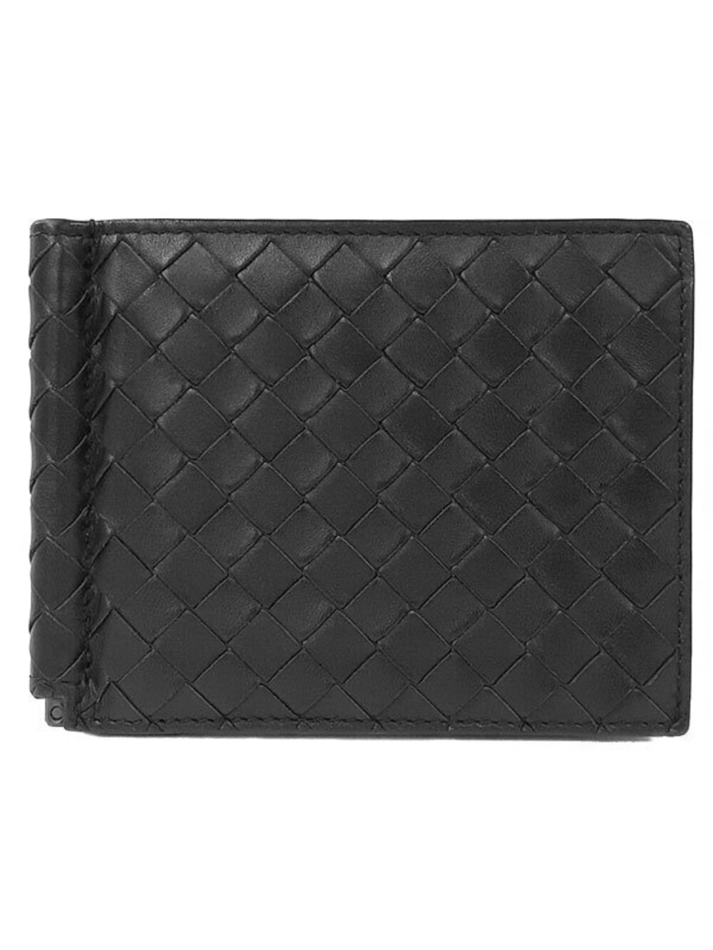 Bottega Veneta Intrecciato Money Clip Wallet Bi fold Short